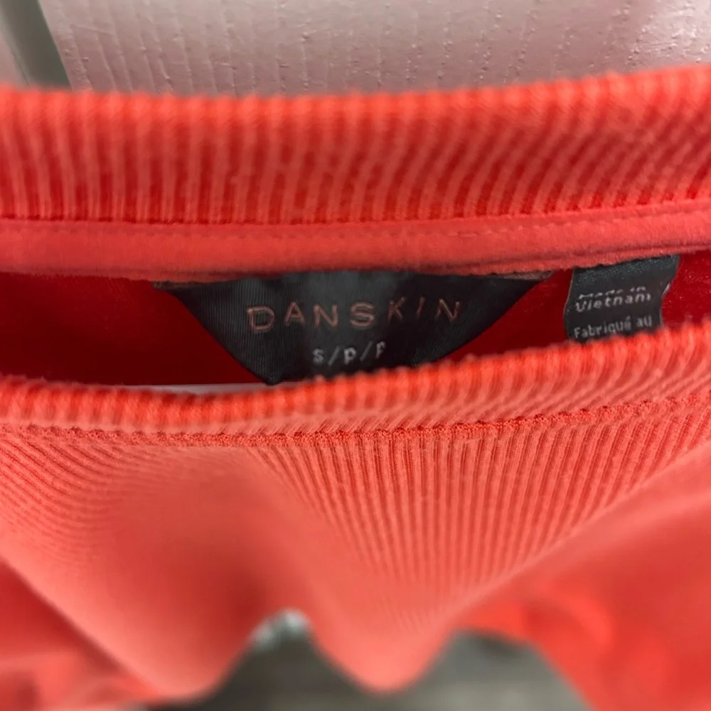 Women's Red Ribbed Top - Picture 2 of 2